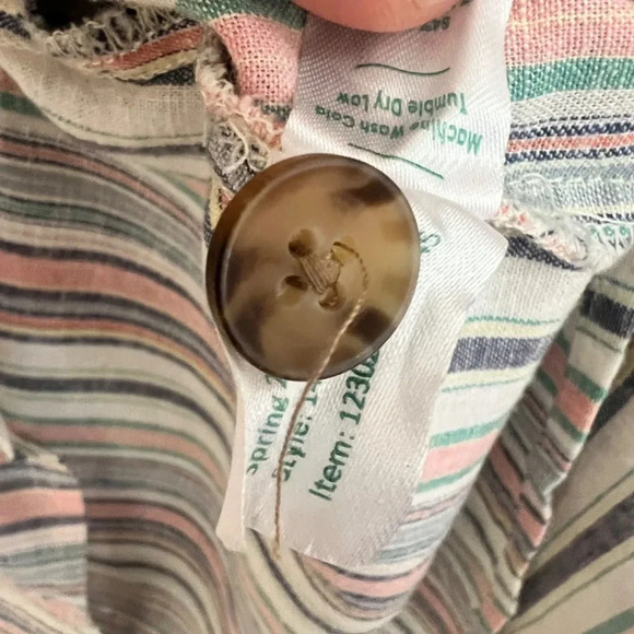 Marine Layer Camilla Midi Dress Multi Striped Size XL NWT - Picture 14 of 15